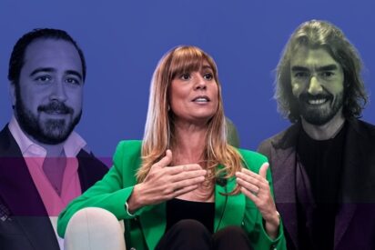 Aldama, Begoña Gómez y Javier Hidalgo