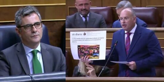 Félix Bolaños y Alberto Núñez Feijóo.