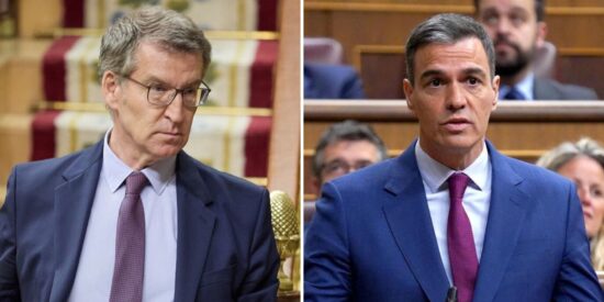 Alberto Núñez Feijóo y Pedro Sánchez