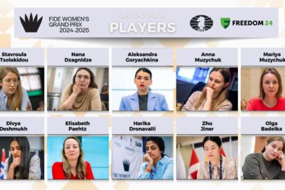 El Gran Premio Femenino de la FIDE, patrocinado por Freedom24, se celebrará en Nicosia
