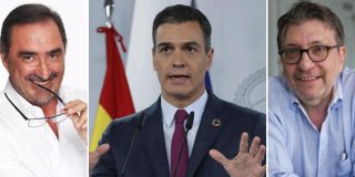 Herrera y Camacho se tienen que reír por no llorar con Pedro Sánchez, 'el inventor de la vacuna'