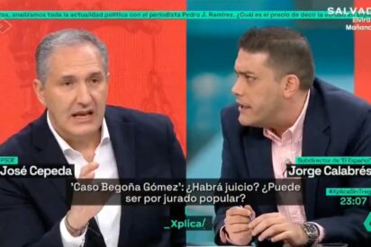 A Jorge Calabrés le basta una sola pregunta sobre Begoña para acabar con un eurodiputado sanchista: “¿Sí o no?”