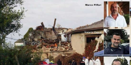 Los tres carabineros muertos en la explosión de la casa okupa (1)