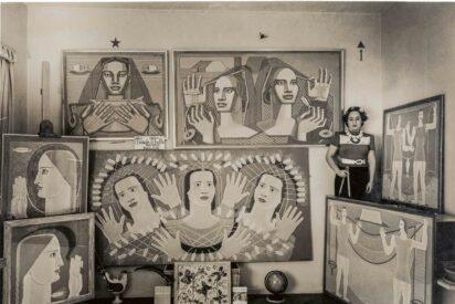 Máscara y compás de Maruja Mallo