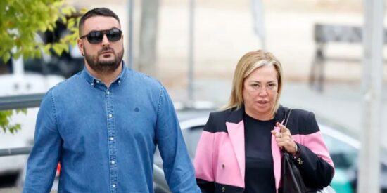 Miguel Marcos y Belén Esteban llegan a la Audiencia Provincial de Madrid