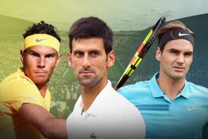 Nadal, Djokovic y Federer