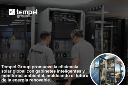 Tempel Group reafirma su liderazgo en eficiencia de plantas solares con su línea de cabinets