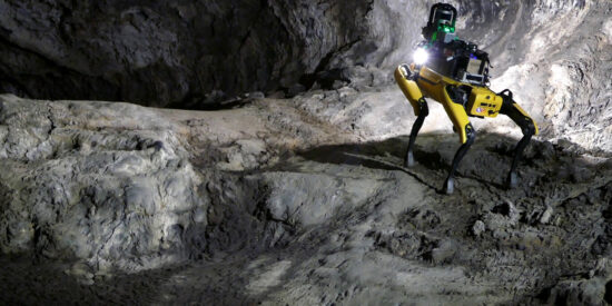 Perro robot para la exploración lunar