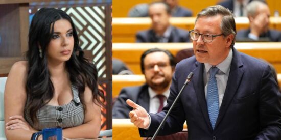 Sarah Santaolalla y Alfonso Serrano.